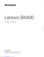 Lenovo B4400 User Manual