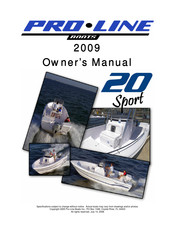 Pro-Line Boats 2009 20 Sport Owner's Manual