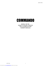 Commando FM-760 Owner's Manual