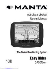 Manta GPS070MST Easy Rider User Manual