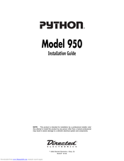 Python 950 Installation Manual