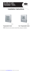 Carrier Tp Prh Installation Instructions Manual Pdf Download Manualslib