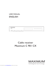 Maximum C 901 CX User Manual