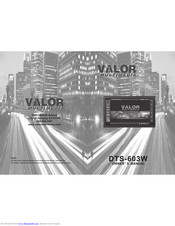 Valor DTS-603W Owner's Manual