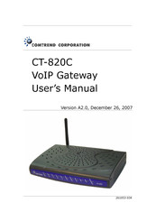 Comtrend Corporation CT-820C User Manual
