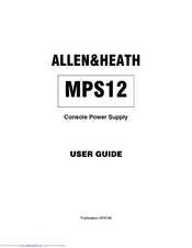 ALLEN & HEATH MPS12 User Manual