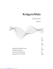 Kruger&Matz KM2003 Owner's Manual