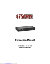 TV One 1T-SX-632 Instruction Manual