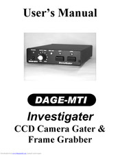 DAGE-MTI Investigater User Manual