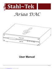 Stahl-Tek Ariaa DAC User Manual