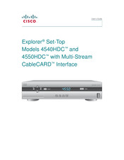 Cisco EXPLORER 4550HDC  guide User Manual