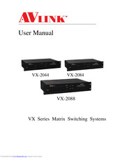 AVLink VX-2044 User Manual