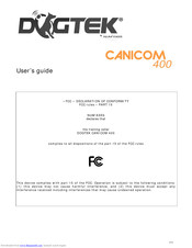 Dogtek Canicom 400 User Manual