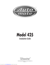 Automate 425 Installation Manual