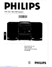 Philips FW 322 Instrucciones De Manejo