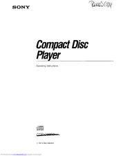 Sony CDP-C69ES Operating Instructions Manual