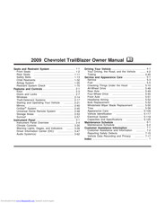 Chevrolet 2009 TrailBlazer Owner's Manual