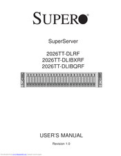 Supero SuperServer 2026TT-DLRF User Manual