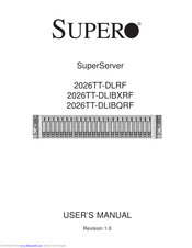 Supero SuperServer 2026TT-DLIBXRF User Manual