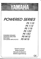 Yamaha PS W15 Owner's Manual
