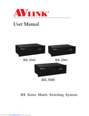 AVlink BX-3084 User Manual