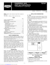 Bryant II TSTAT-0-16 Installation And Start-Up Instructions Manual