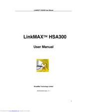 BroadMax Technology LinkMAX HSA300 User Manual