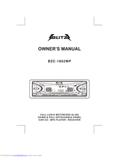 Blitz BZC-1802MP Owner's Manual