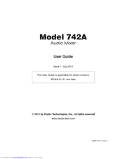 Studio Technologies M742A User Manual