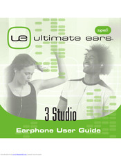Ultimate Ears 3 Studio User Manual
