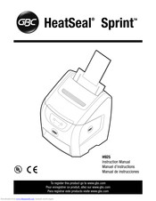 GBC HeatSeal Sprint H925 Instruction Manual