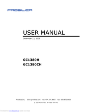 Prosilica GC1380CH User Manual