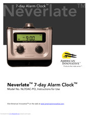 Neverlate NL7DAC-PO Instructions For Use Manual