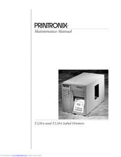 Printronix T3304 series Maintenance Manual