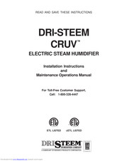 DriSteem CRUV Installation Instructions And Maintenance Operations Manual
