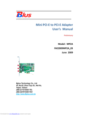 Bplus Technology MP2A User Manual
