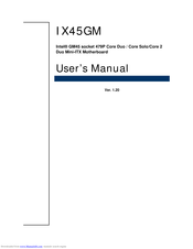 BCM IX45GM User Manual