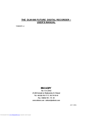 Mikster DLM-080 User Manual