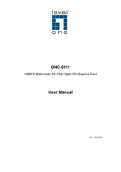 Levelone GNC-0111 User Manual