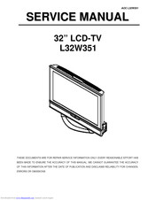 AOC L32W351 Service Manual