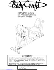 BodyCraft X Press Instruction Manual