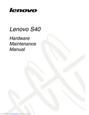Lenovo S40 Hardware Maintenance Manual