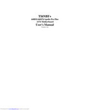 Tmc TI6NBF+ User Manual
