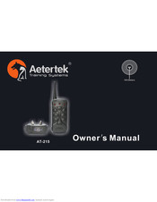 Aetertek AT-215 Owner's Manual