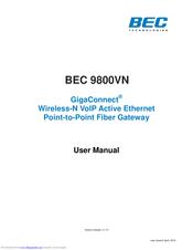 BEC 9800VN User Manual