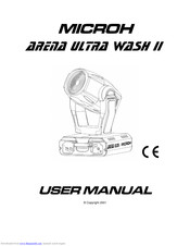 MICROH ARENA ULTRA WASH ii User Manual