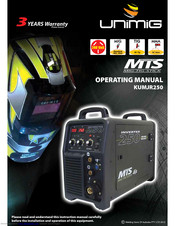 MIG-TIG-STICK KUMJR250 Operating Manual