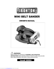 Ironton 30092 Owner's Manual