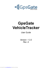 GpsGate VehicleTracker User Manual