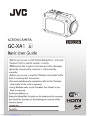JVC GC-XA1 Basic User's Manual